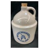Red Wing stoneware jug coin bank 6' x 4'