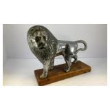 9' long Lion cast aluminum coin bank