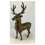 9' metal Elk coin bank