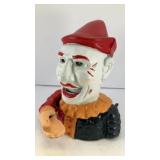 6' tall Clown cast iron mechanical bank