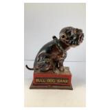 7' tall Bulldog cast iron mechanical bank