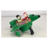 Merry Christmas jet small plastic toy