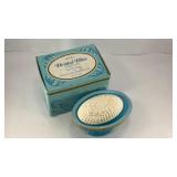 Avon Bristol Blue Soap Dish & Imperial Garden Soap
