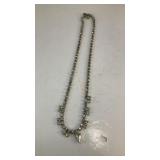 Vintage 50s Garne Jewelry Rhinestone Fringe Choker