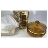 Avon Timeless Beauty Dust Container IN BOX