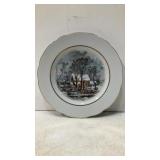 Avon Currier & Ives 1977 Cookie Plate IN BOX