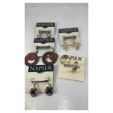 (5) pair of Napier earrings