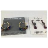 (2) pair of Liz Claiborne (Liz & Co) earrings