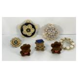 (7) Vintage Pins