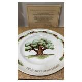 Avon The Great Oak Plate 5th Anniversary IN BOX