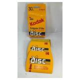 Kodak Kodacolor VR film (2) discs for color prints