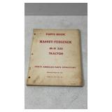 Massey-Ferguson M-H 555 Tractor Parts Book