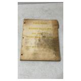 Massey-Ferguson 202 & 204 Tractors Parts Book