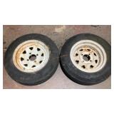(2)Titan ST Sport Trax Trailer Tires