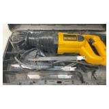 Dewalt Corded Reciprocating Saw Sawzall in case