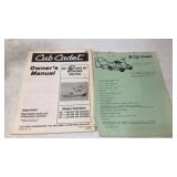 Cub Cadet Mowing Deck Owners Manual & Lawn Sweeper