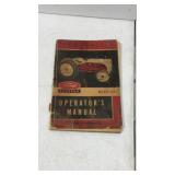 1952 Ford Tractor Model 8N Operator's Manual