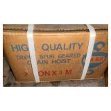 NIB Trolley and Chain Pulley 2 Ton Capacity