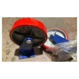 (2) 8' x 2' Swivel Caster Wheel 1000lb/wheel
