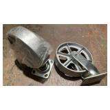 (2) 8' HeavyDuty Swivel Caster Wheels 2000lb/wheel