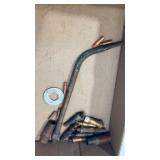 Flat of welding nozzels and tips