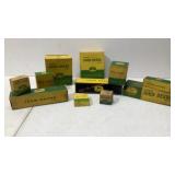 Flat of empty John Deere parts boxes