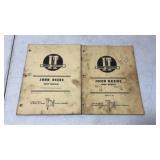 (2) I&T Shop Service John Deere Shop Manuals