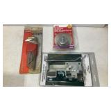 Sliding Door Latch, Allen Wrench, Cup End Brush