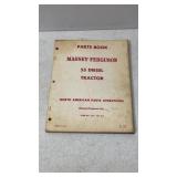 Massey-Ferguson 55 Diesel Tractor Parts Book