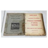 (2) Massey-Harris parts books