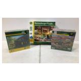 (3) NIB John Deere puzzles