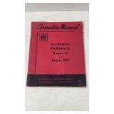 McCormick Farmall Super H & HV Operators Manual