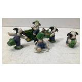 (5) Enesco John Deere Mary Moo Moos Figurines