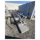 Aluminum Catwalk With Railroad Lights