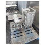 Univex 8 Quart Mixer With Rolling Tray Cart