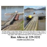 Portable Military Bailey Bridge/dock