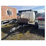 Trailer With Mounted 500 Gallon Water Tank