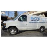 2008 Ford E350 cargo van, gas, 108,031 miles,