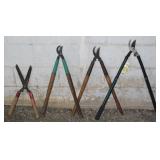 GROUP OF PRUNING / LOPPING SHEARS