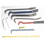 GROUP OF MISC. PRY BARS / CROWBARS