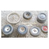 GROUP OF MISC. TIRES AND WHEELS