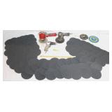 1 - AIR DRILL & 2 - AIR SANDERS WITH SANDING PADS