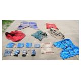 GROUP OF HORSE BLANKETS & MISC.