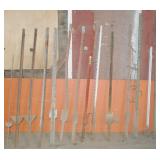 GROUP OF MISC. FENCE POSTS