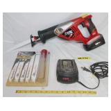 18 VOLT SKIL RECIPROCATING SAW WITH EXTRA BLADES