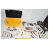 TOOLBOX WITH MISC. TOOLS & SUPPLIES