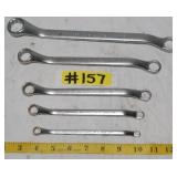 GROUP OF POPULAR MECHANICS SAE OFFSET BOX WRENCHES
