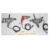 GROUP OF MISC. HEAVY DUTY ELECTRIC POWER DRILLS