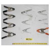 GROUP OF MISC. SPRING CLAMPS