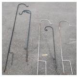 GROUP OF MISC. SHEPHERDS HOOKS